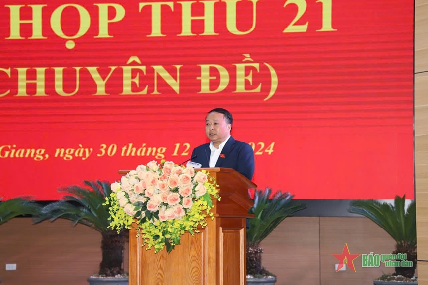 Đồng chí Phan Huy Ngọc được bầu giữ chức Chủ tịch UBND tỉnh Hà Giang